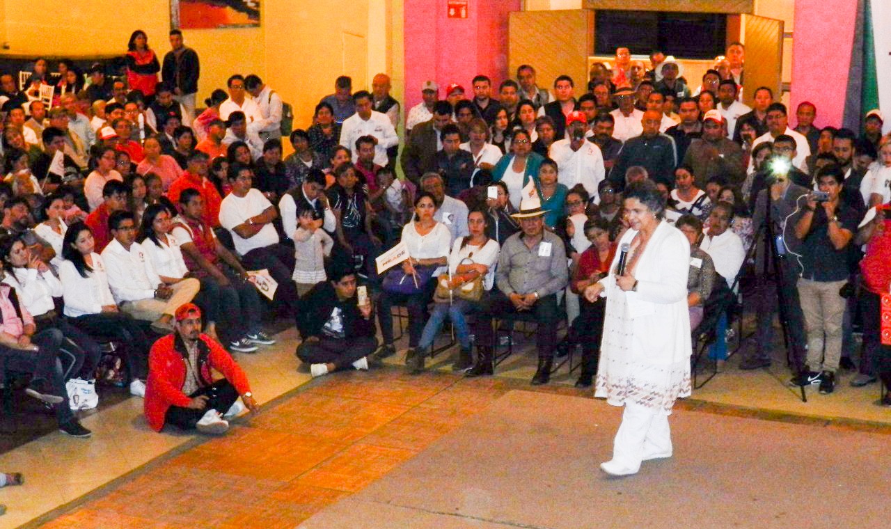 Respalda Beatriz Paredes a candidatos de la coalición Todos por México